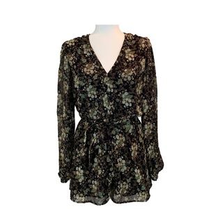 WAYF Floral Romper